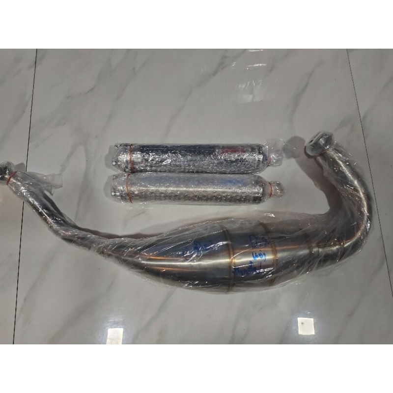 Knalpot DBS original model kiri set selenser carbon (59 open )