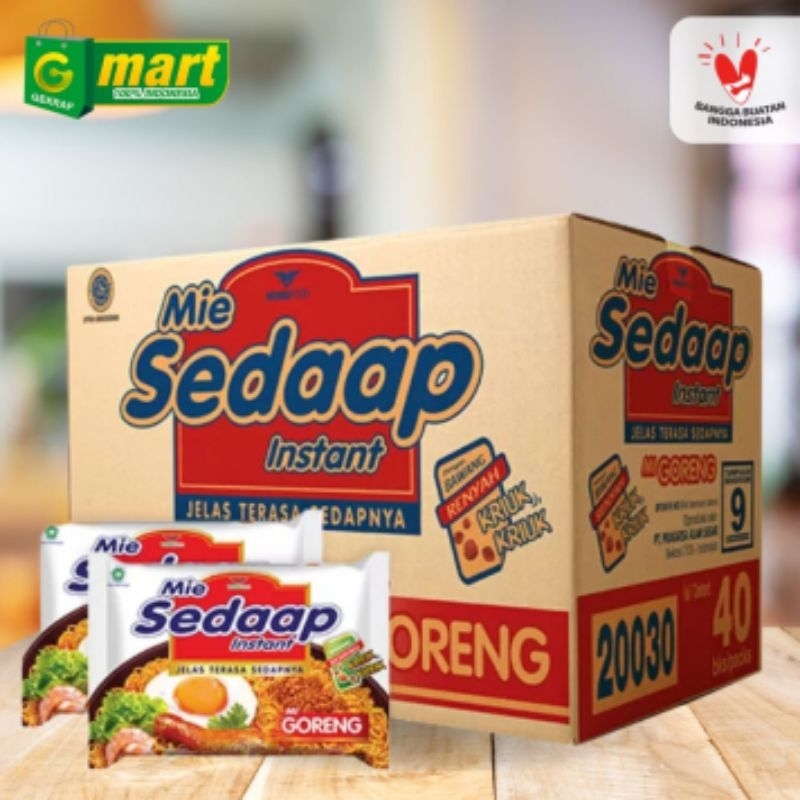 

mie sedap goreng 1 dus 40bungkus