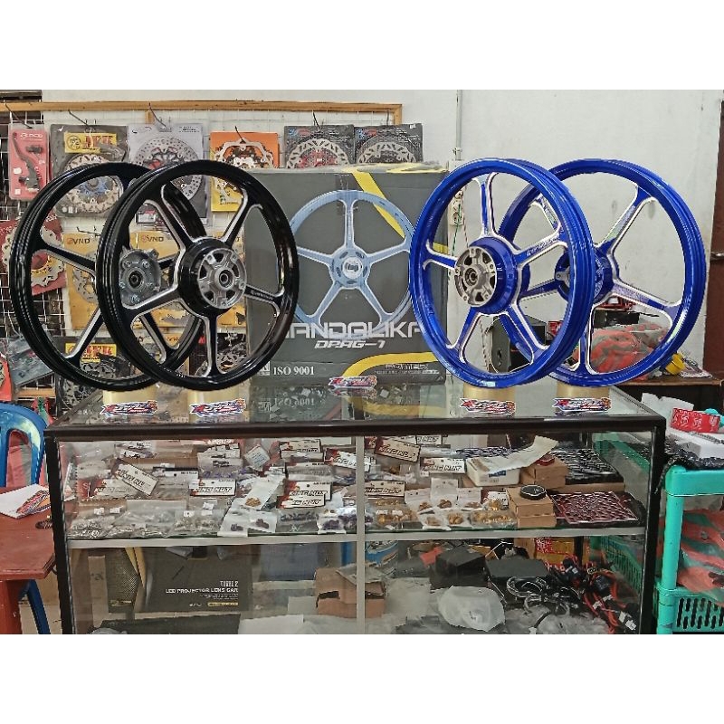 Velg Mandilka MX king modif Vixion velg power copy engkei Velg CNC