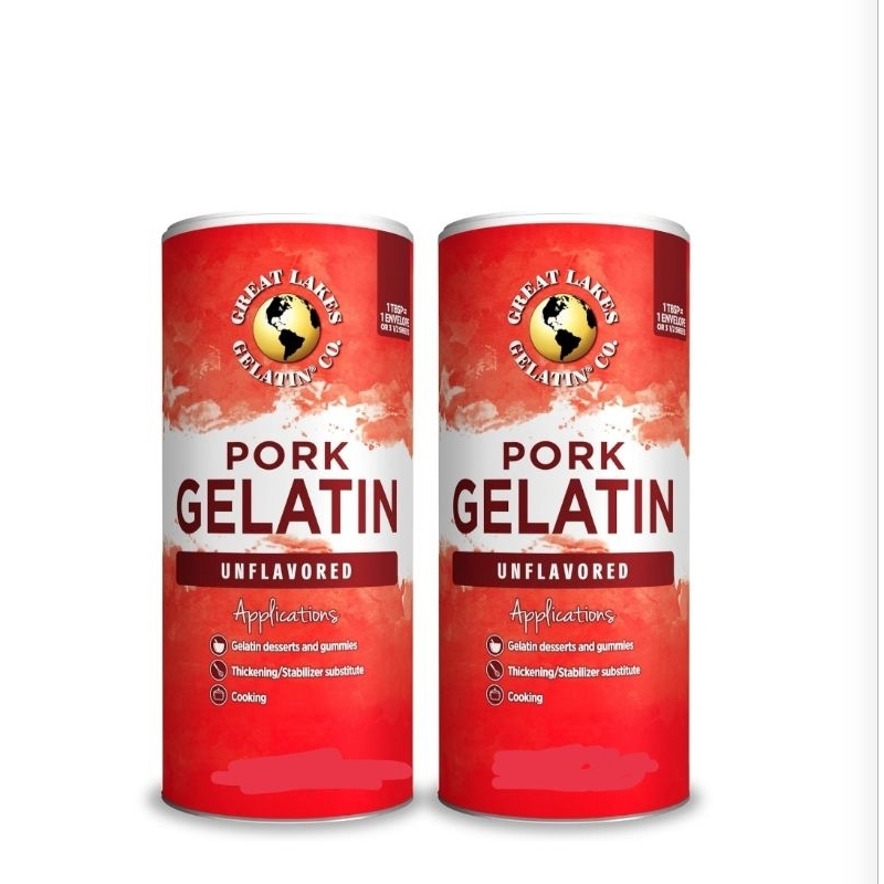 

gelatin pig porcine pork kemasan repack100gram