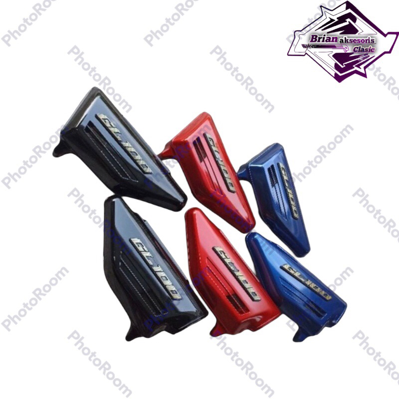 Bok aki gl 100 cover body samping tepong aki kanan kiri tutup bok aki gl100 warna