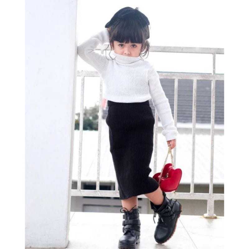 RAY ROK SPAN ANAK KEKINIAN / ROK RAJUT ANAK 2,3,4 TAHUN /ROK RAJUT SPAN ANAK /ROK RAJUT ANAK