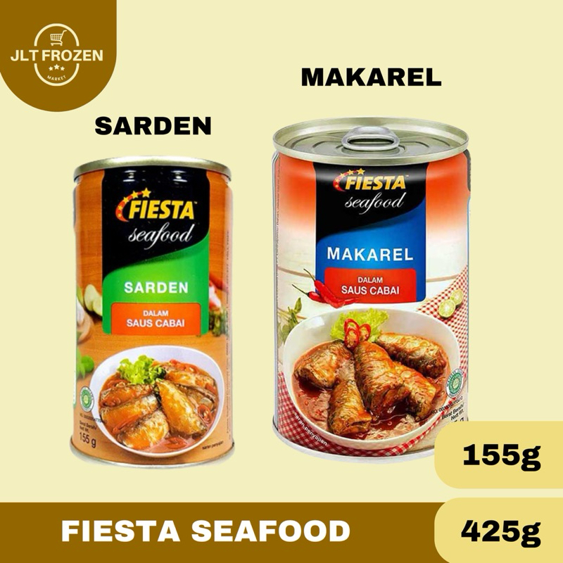 

Fiesta Seafood Sarden / Fiesta Makarel Saus Cabai - 155g / 425g