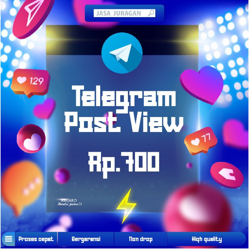 Telegram Post View, Tambah view postingan telegram