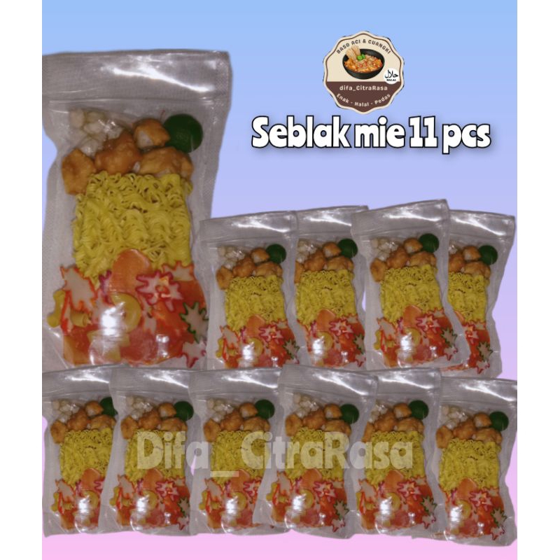 

SEBLAK MIE 11 PCS (READY STOK)