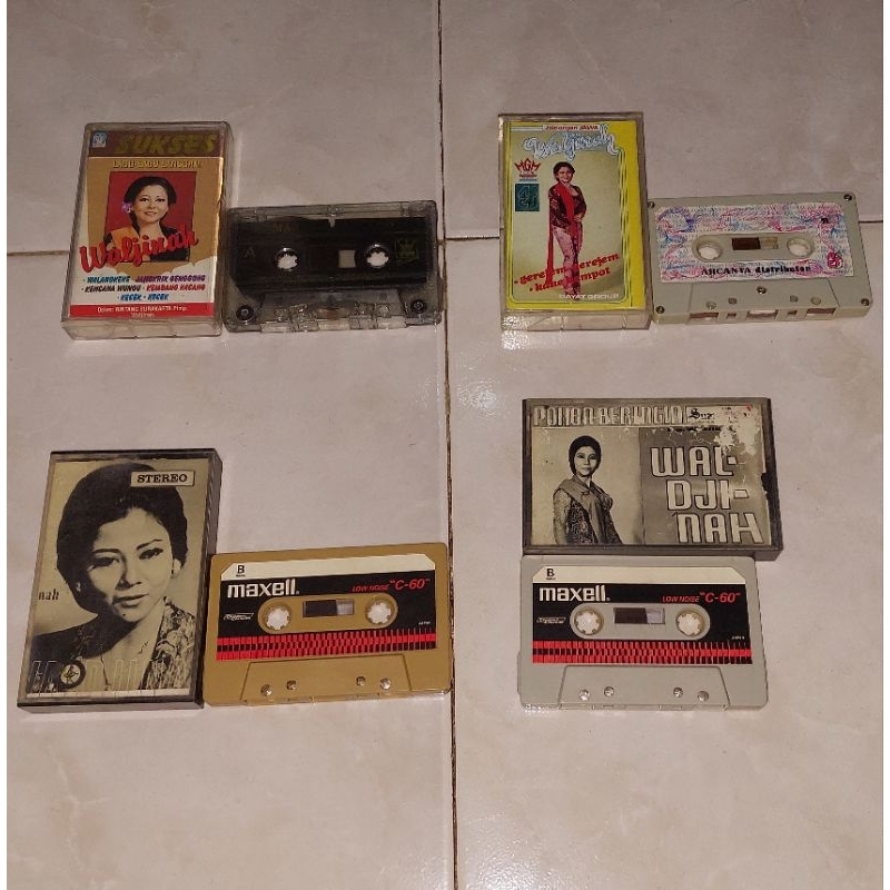 kaset WALJINAH-Sukses Lagu-Lagu Langgam / Jaipongan Jawa / O, Sarinah