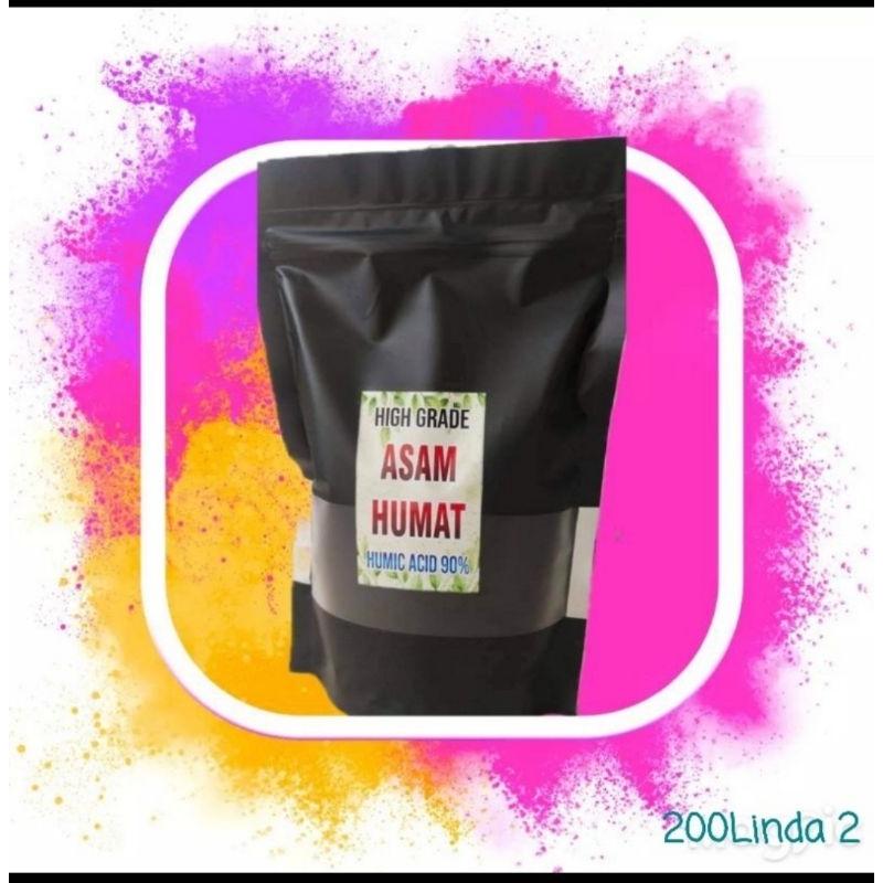 ASAM HUMAT 1KG ORIGINAL IMPORT/ASAM HUMAT 90%/PENYUBUR DAN PEMBENAH TANAH PROMO 5-5