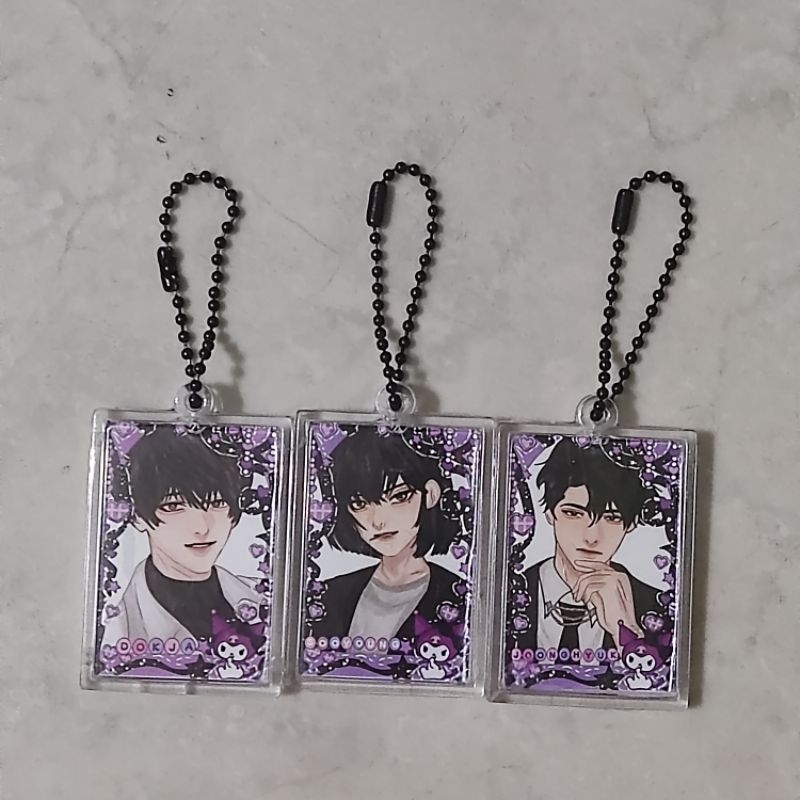 FANMERCH KEYCHAIN BALLCHAIN ORV DOKJA, SOOYOUNG, JOONGHYUK