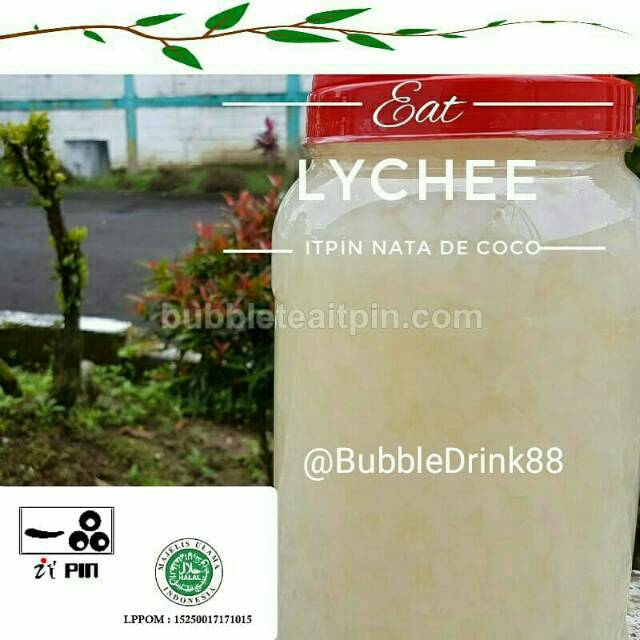 

KHUSUS GO SEND PROMO Itpin Nata De Coco Lychee PREMIUM NATA DECOCO Itpin