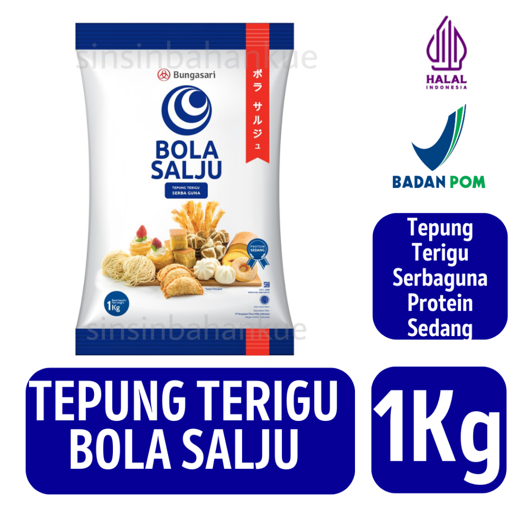 

Tepung Terigu Bola Salju Bungasari [1kg]