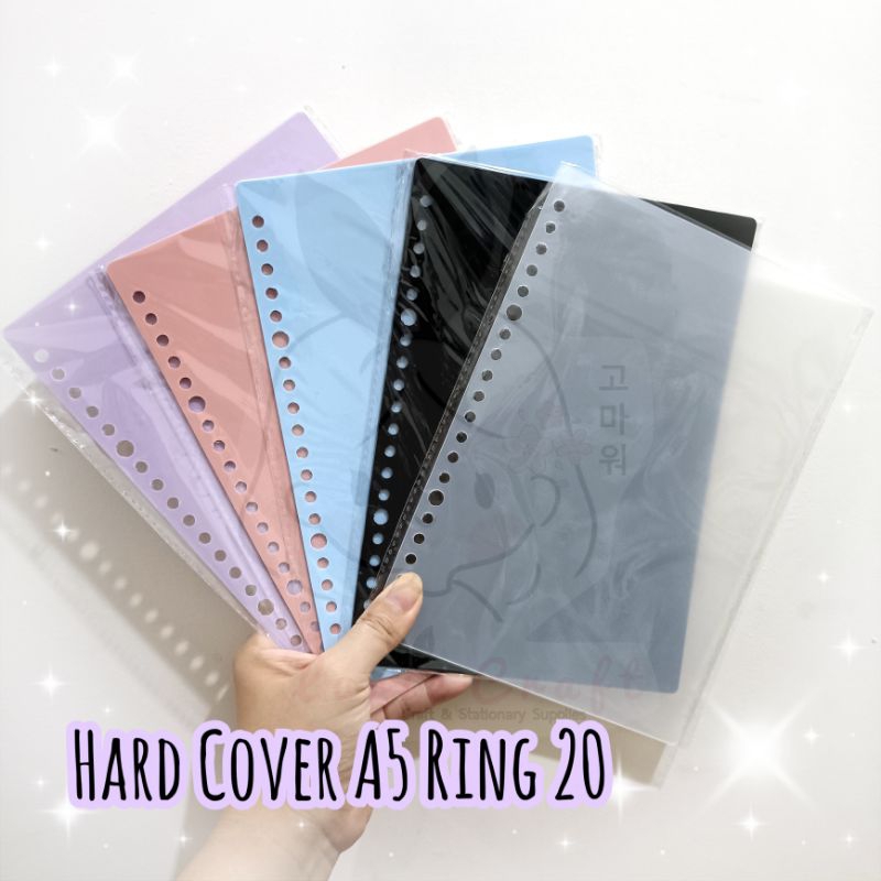 COD DIY Notebook A5 Cover Binder Kertas Sampul Buku Cover DIY Loose Leaf Ring Binder Cover Binding P
