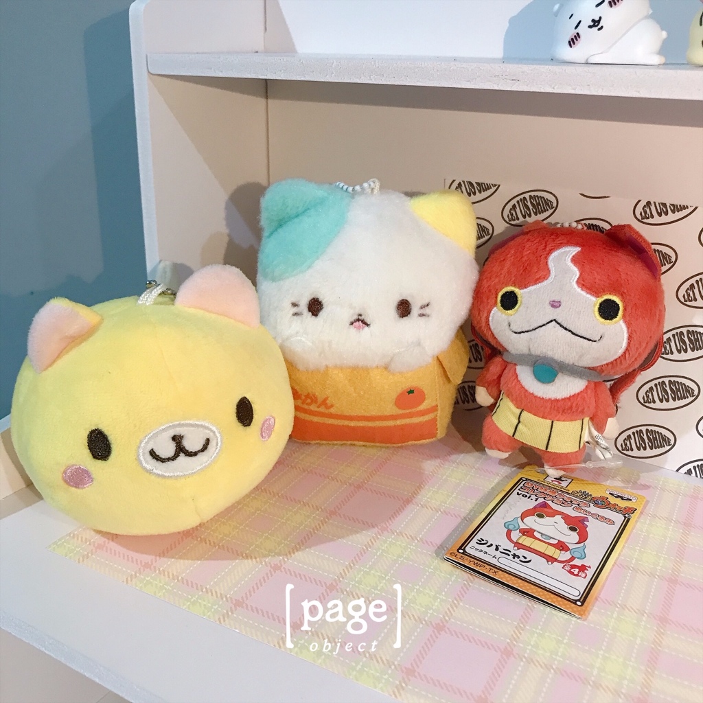 Cat Series Japan  [Preloved] - Plush Doll Boneka Keyring Ganci Keychain