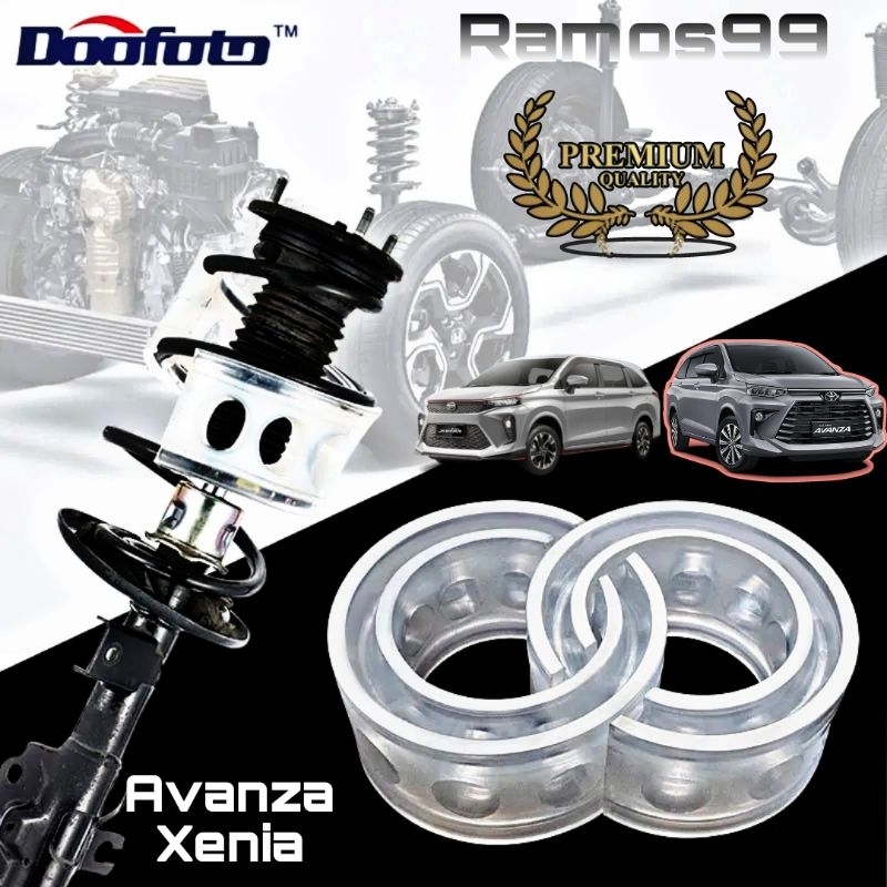 Avanza Xenia All Type Spring Buffer Stabilizer Transparant Rubber Mobil Depan Belakang Original
