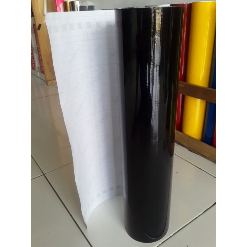 Skotlet Hitam glossy Mengkilap Skotlet Motor Permeter