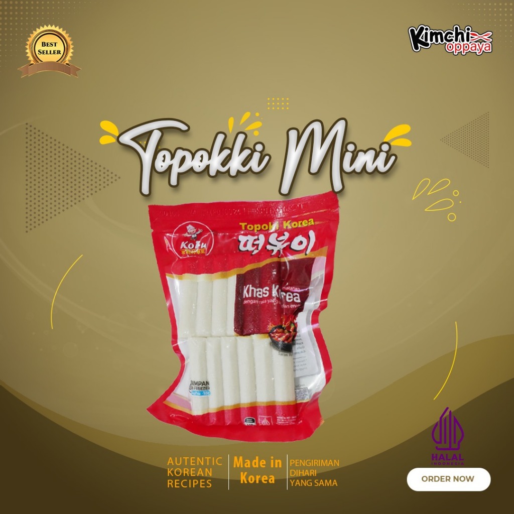 

Topokki Korea - Tteokbokki Kofu Rice Cake Korea Food Snack Halal