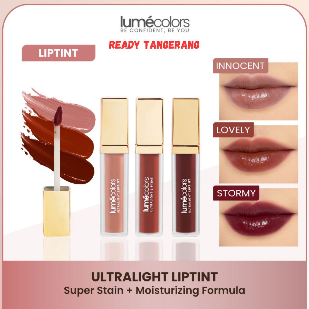 Lumecolors Ultralight Liptint - Pigmented Tidak Kering