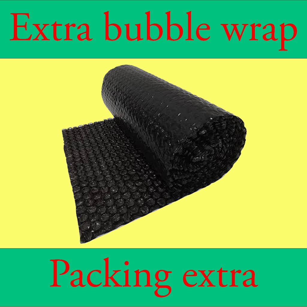 

extra bubble wrap tambahan packing lebih aman