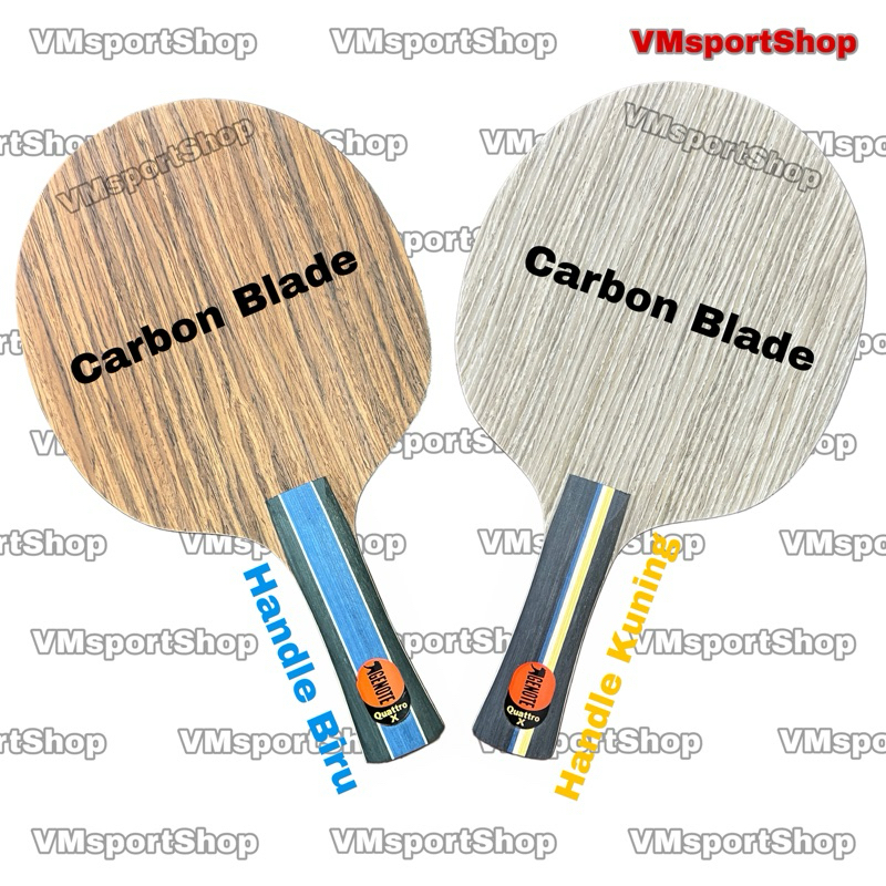 Dawei Genote Quattro X - Carbon Blade Kayu Bet Pingpong
