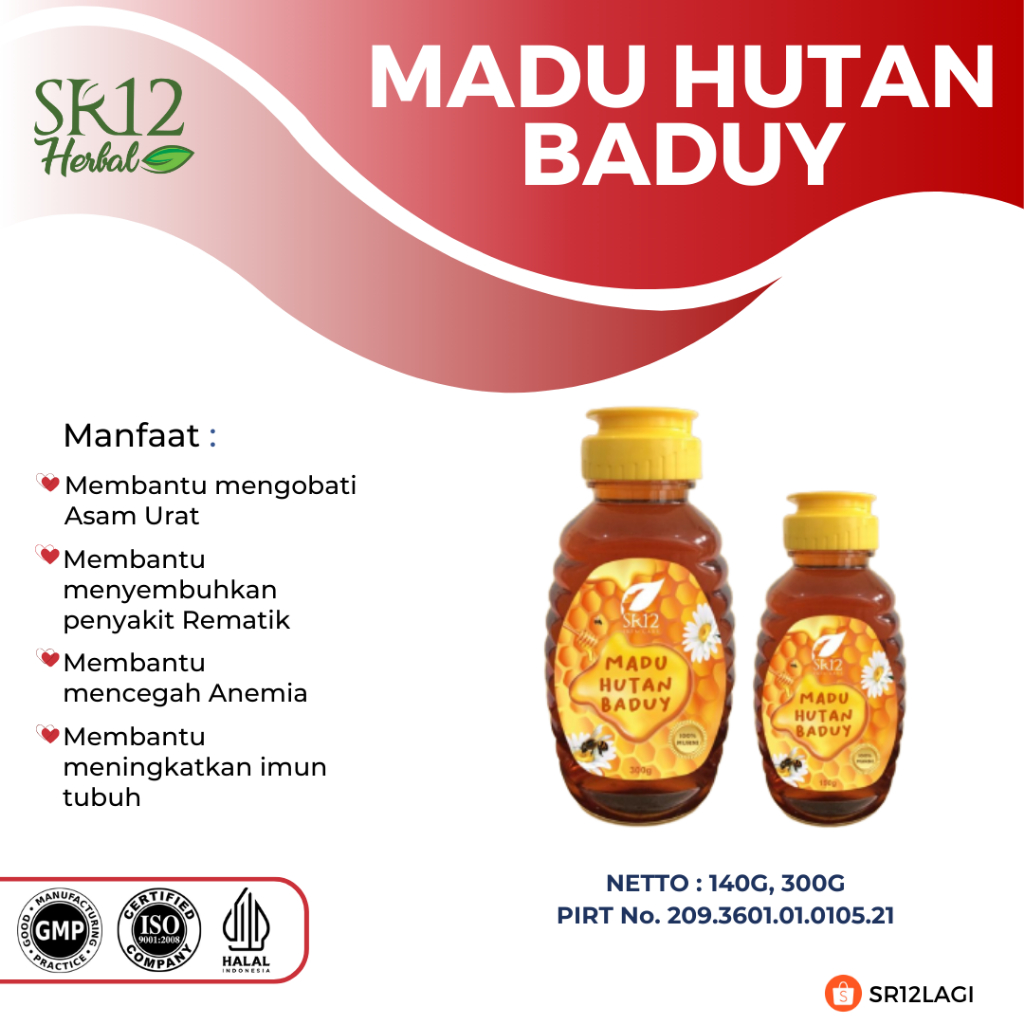 

Madu Hutan Baduy SR12 Suplemen kesehatan madu asli 100%