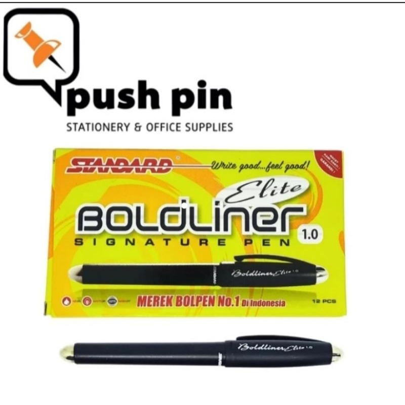 

Standard Pen / Pena / Pulpen Boldliner Elite