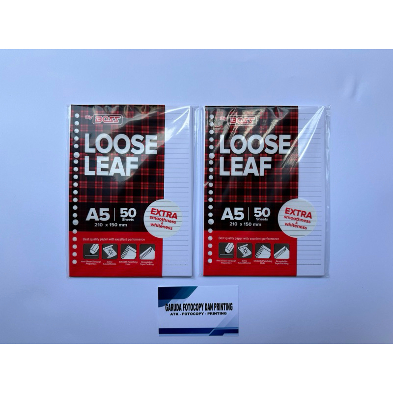 

Loose Leaf A5 Isi 50 Lembar