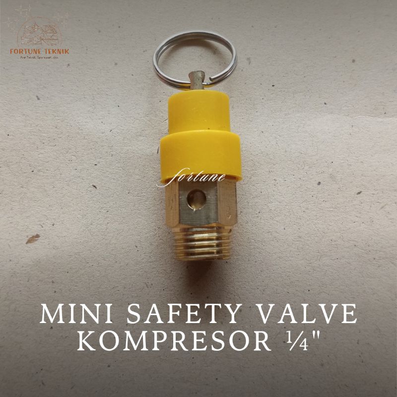 Mini Safety Valve 1/4" Kompresor / Safety Valve Kompresor Angin