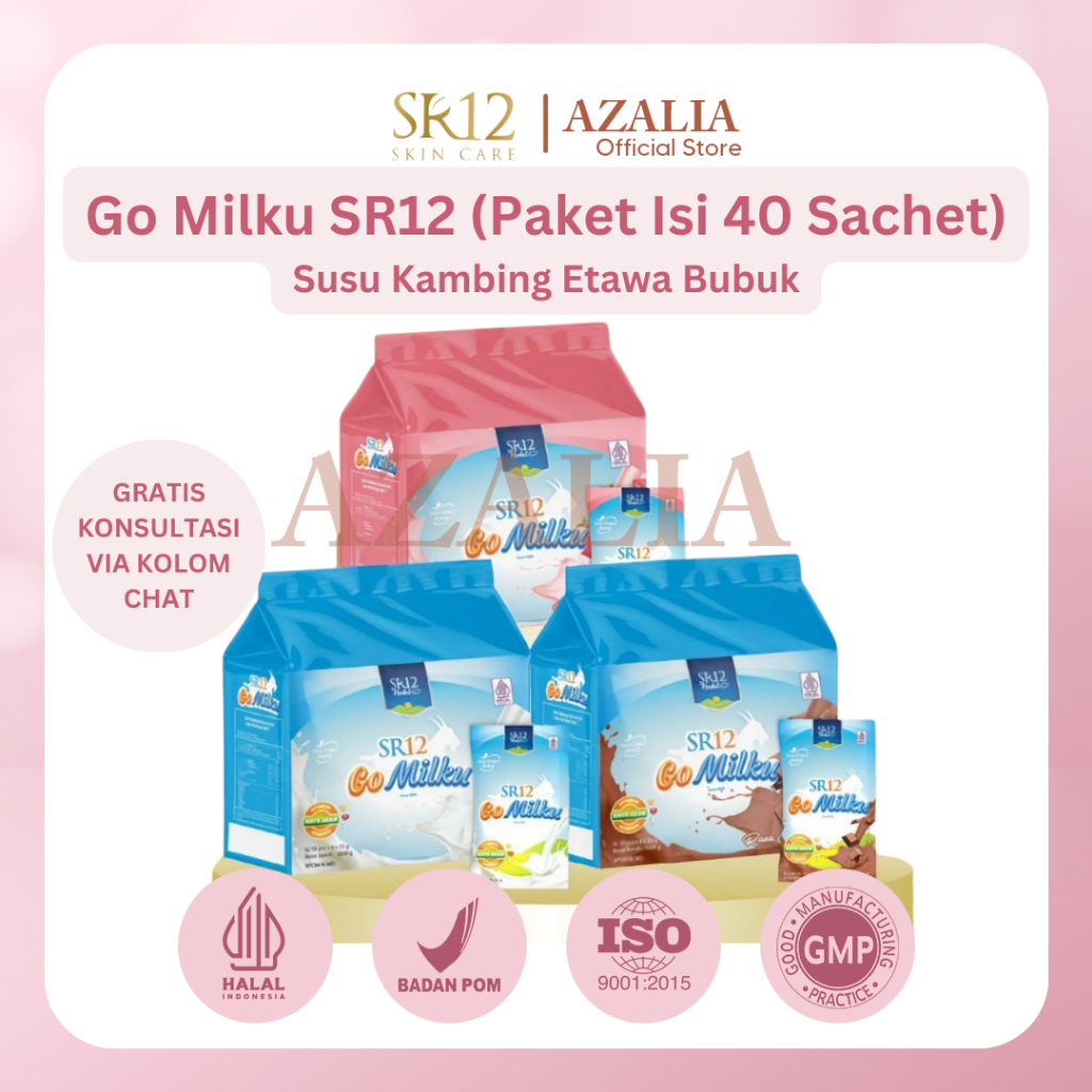 

SR12 Go Milku Susu Kambing Etawa Kemasan Bag Isi 40 Sachet