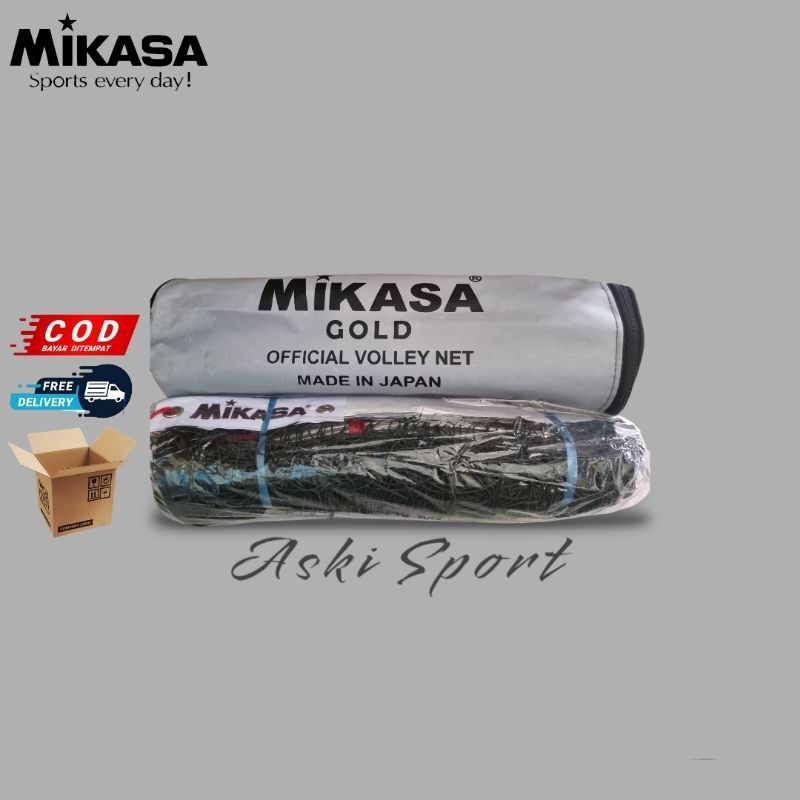 NET VOLI MIKASA GOLD PREMIUM OFFICIAL VOLLEY BALL NET PBVSI MIKASA GOLG