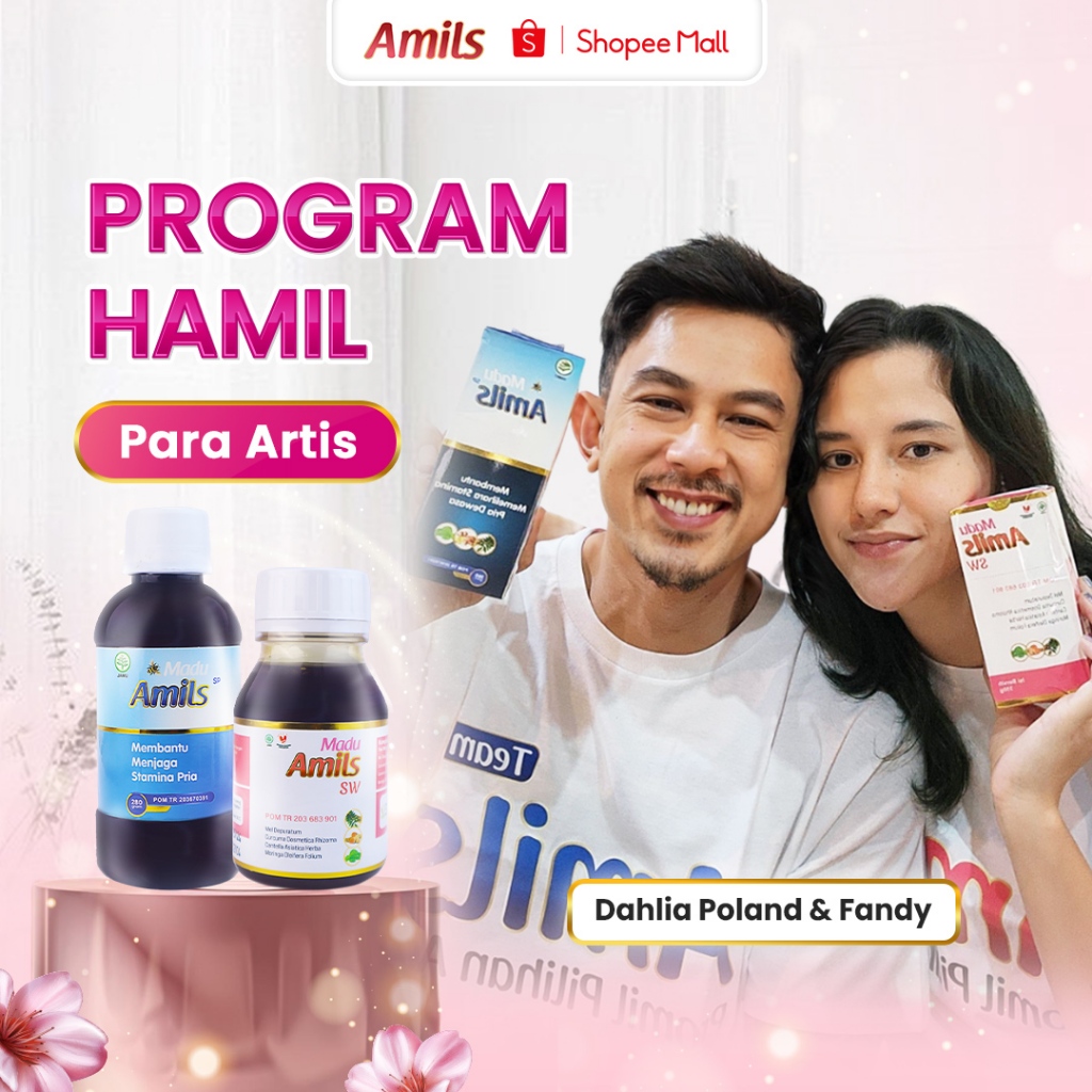 

Madu Amils Paket Termurah 4 Botol + Free testpack | Madu Penyubur Kandungan Madu Promil Madu Promil Hamil Suami Dan Istri Madu Pasti Hamil Bpom (Madu Amils Wanita + Madu Amils Pria)