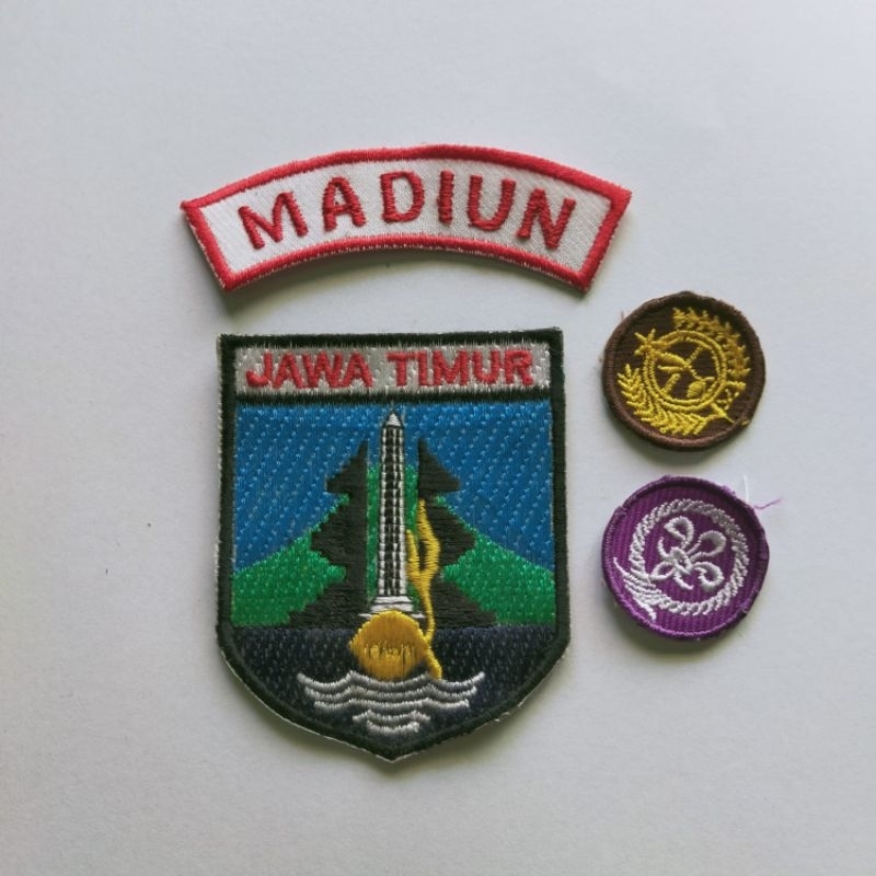 ATRIBUT SERAGAM PRAMUKA JAWA TIMUR BORDIR