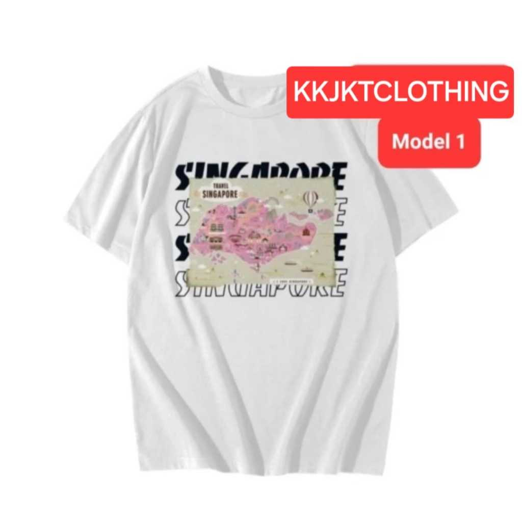 Kaos Oleh-oleh Singapore - Baju Souvenir Singapore