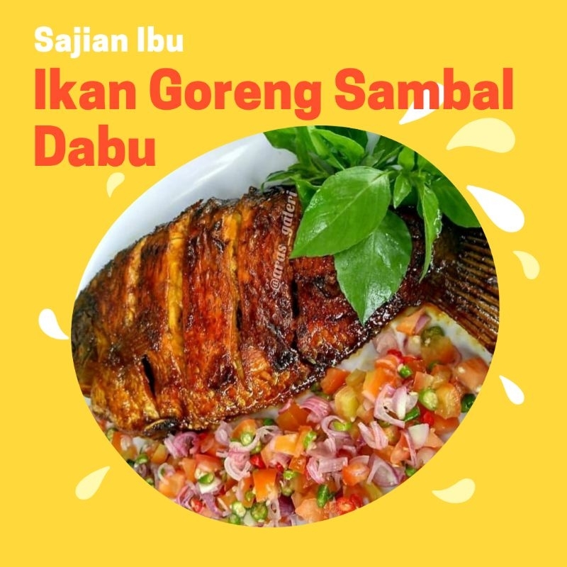 

IKAN NILA GORENG SAMBAL DABU DABU