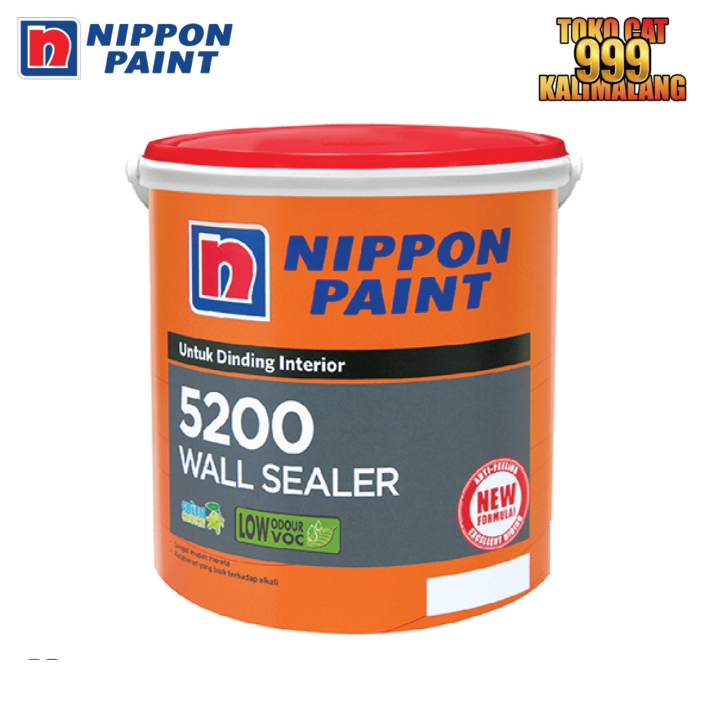 Cat Dasar Tembok Rumah Interior Nippon Paint Wall Sealer 5200 / 5 Kg