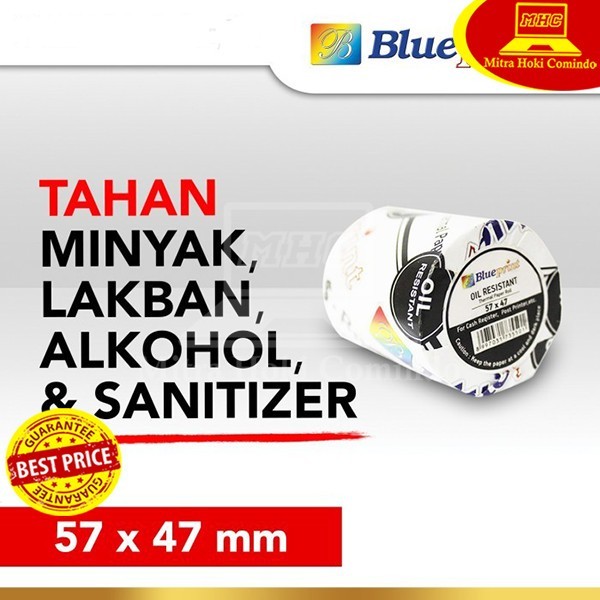 

Kertas Thermal Kertas Kasir Kertas Struk ANTI LUNTUR Blueprint 57x47mm