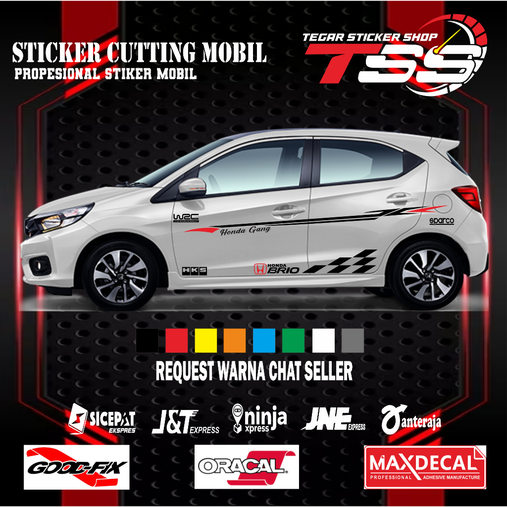 sticker mobil brio sticker mobil honda brio sticker lis mobil honda brio sticker mobil brio keren