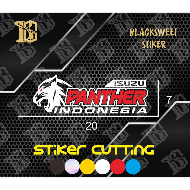 Stiker cutting izuzu panther indonesia | Stiker cutting panther