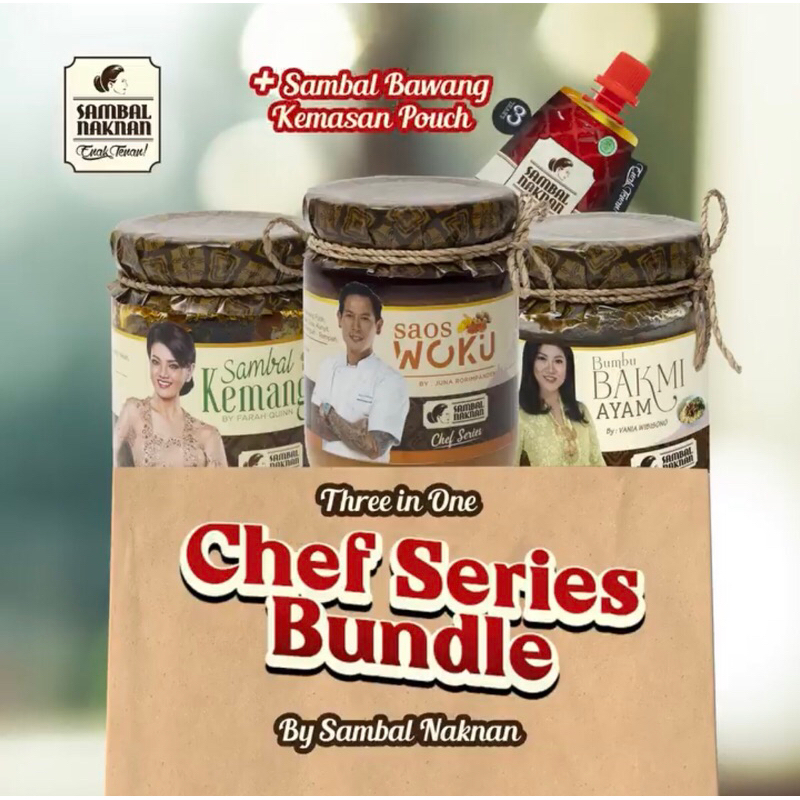 

PAKET 3 IN 1 BY SAMBAL NAKNAN, GRATIS SAMBAL BAWANG SACHET 5 PCS