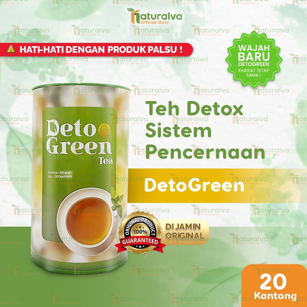 

DetoGreen Teh Sistem Pencernaan Herbal dan Madu untuk Detox dan Diet Sehat Menurunkan Berat Badan Ampuh Alami