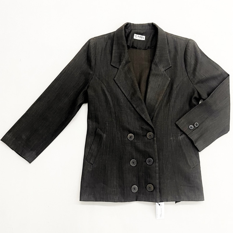 BLAZER LENGAN PANJANG COKLAT OUTER JAS FORMAL WANITA BAJU KERJA