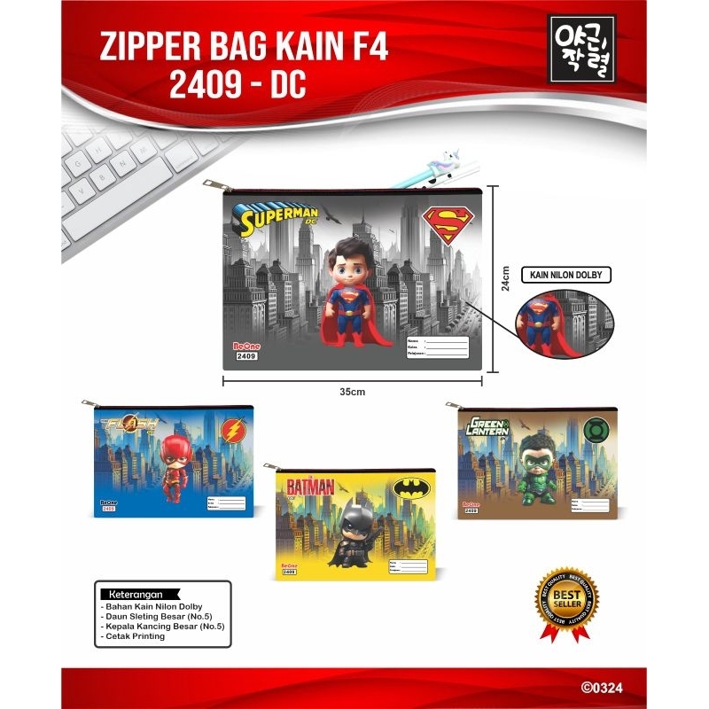 

Map Ziper karakter F4 super hero