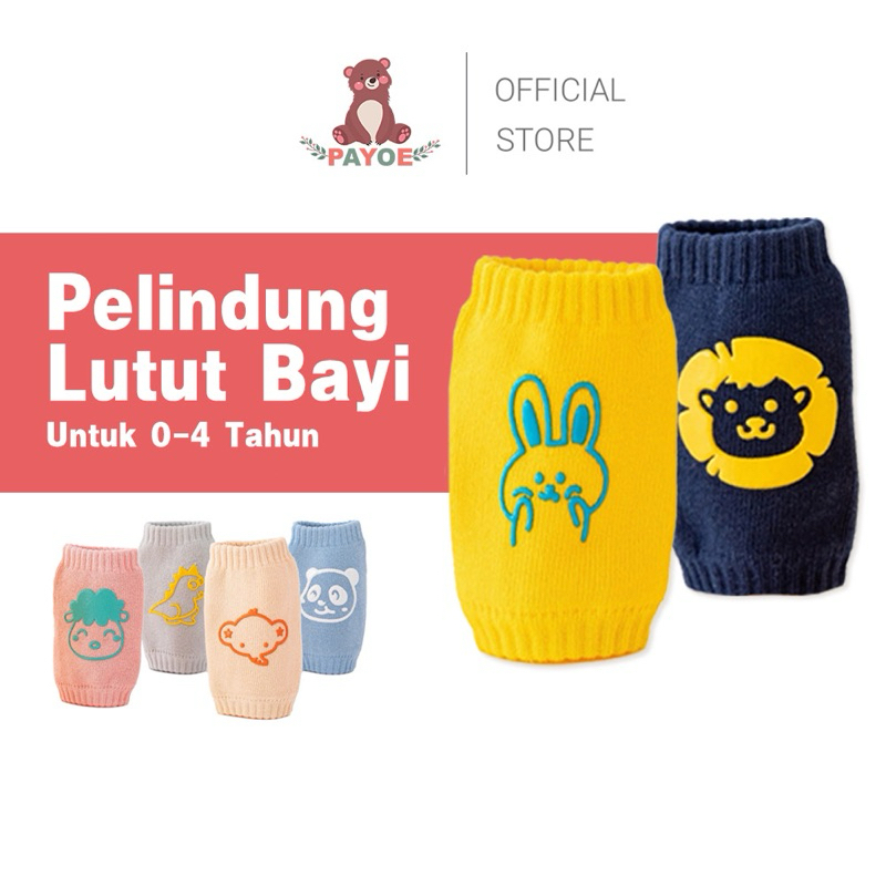 PELINDUNG LUTUT BAYI MERANGKAK & BELAJAR JALAN ANTI SLIP / COCOK BUAT BAYI 6 BULAN KEATAS / BAHAN TE