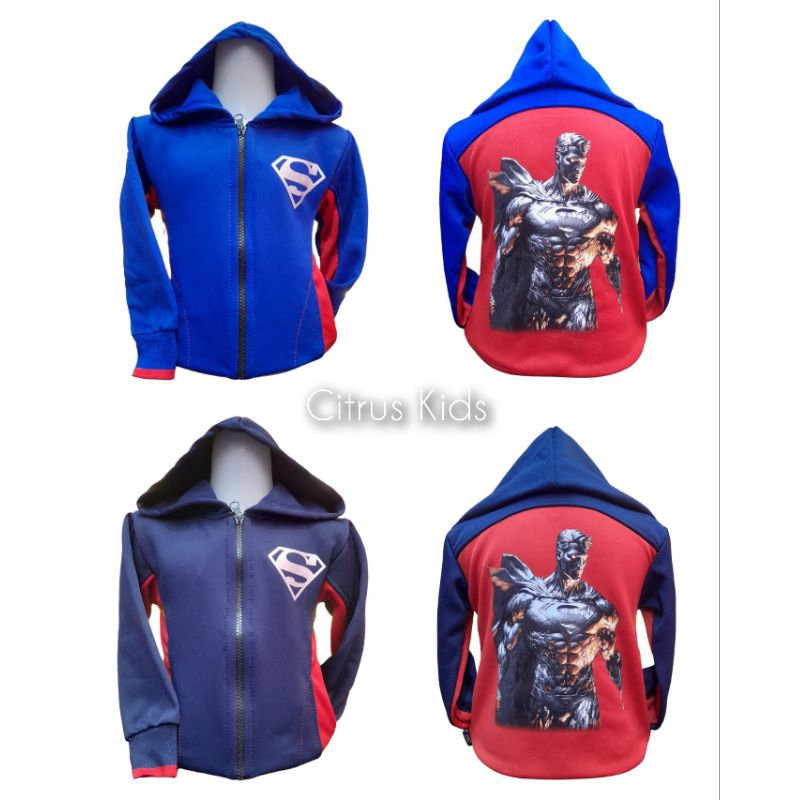 Jaket Anak Laki-Laki Superhero Superman/Kids Jacket/Jaket Anak Laki-laki/Jaket Anak/Jaket Anak Laki-