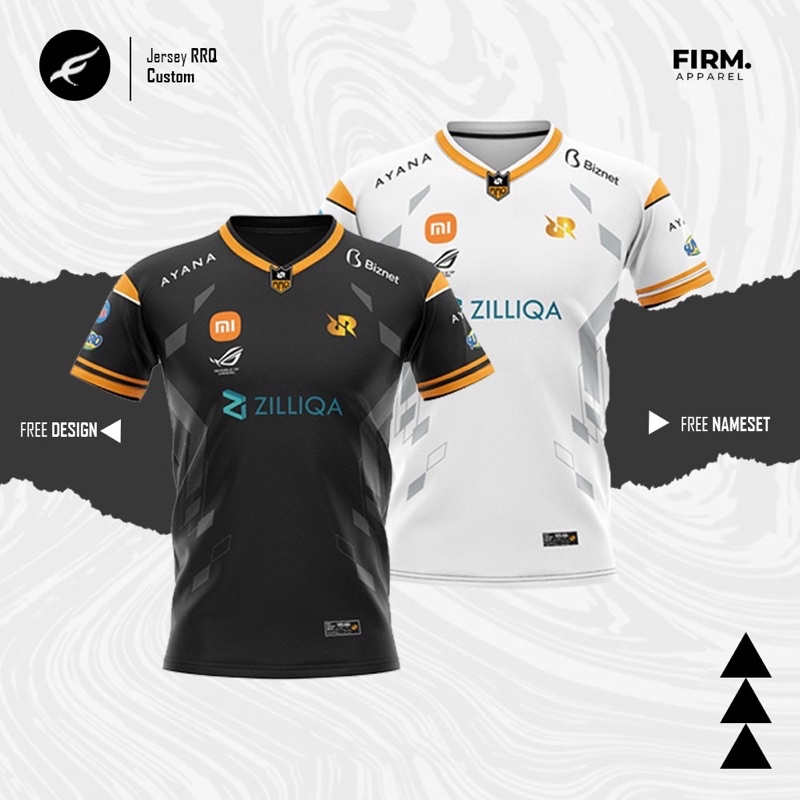 Jersey RRQ 2023 Terbaru Free Namset / Kaos Baju E-sport Terbaru 2022