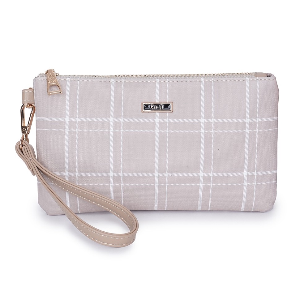 LANGSUNG KIRIM Enji Eun Pouch  Khaki