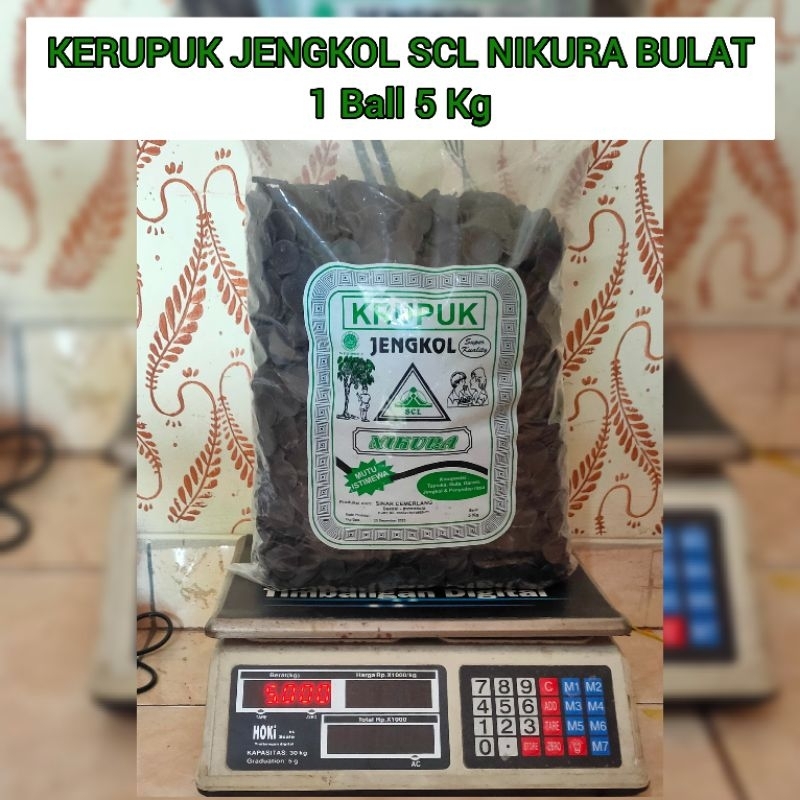 

Kerupuk Jengkol SCL Nikura Bulat 1 Ball 5 Kg