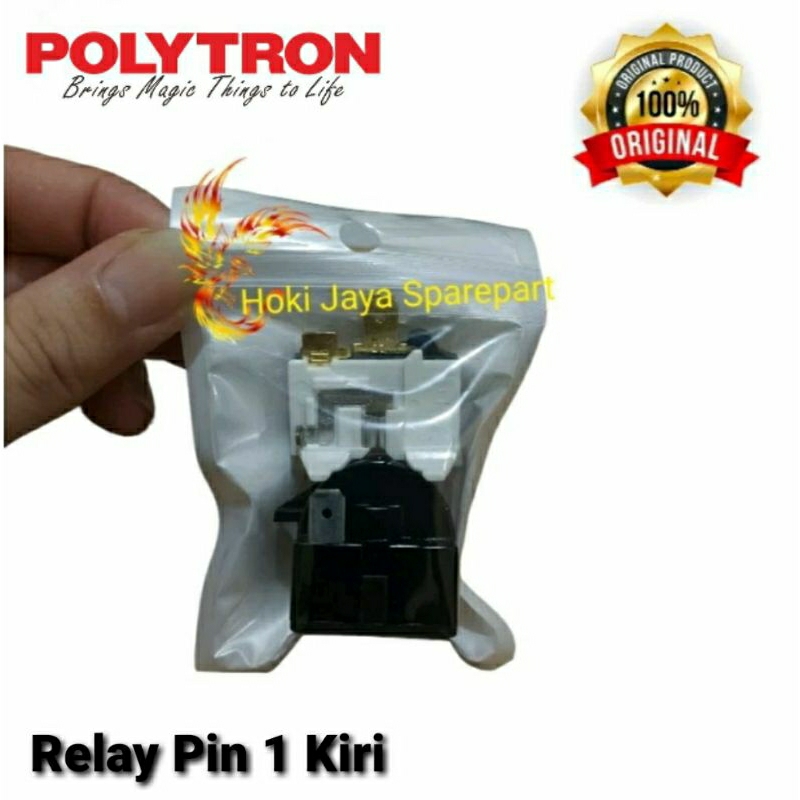 Relay Ptc Overload Original Kulkas Polytron 2 pintu / rilay kulkas Polytron 2 pintu