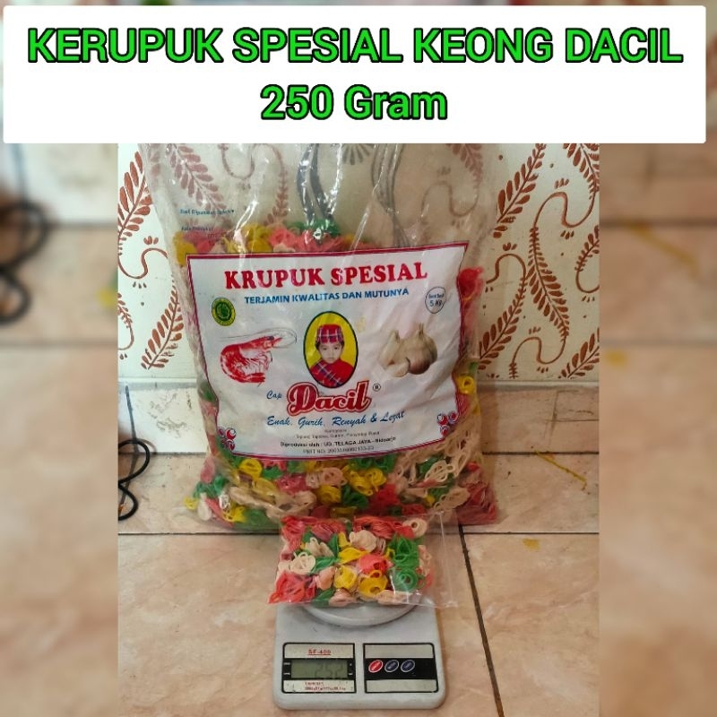 

Kerupuk Spesial Keong Dacil 250 Gram