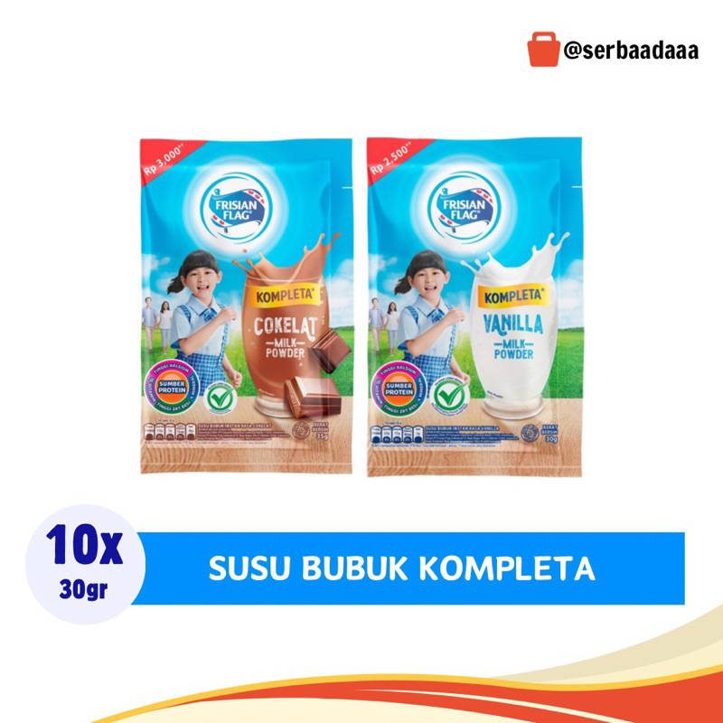 

Frisian Flag Kompleta Renceng Isi 10 Sachet