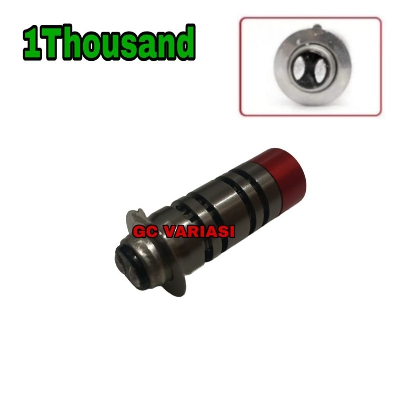 1Thousand Lampu LED depan H6 Laser AC DC motor bebek matic Hh Low/bohlam LED depan motor bebek matic