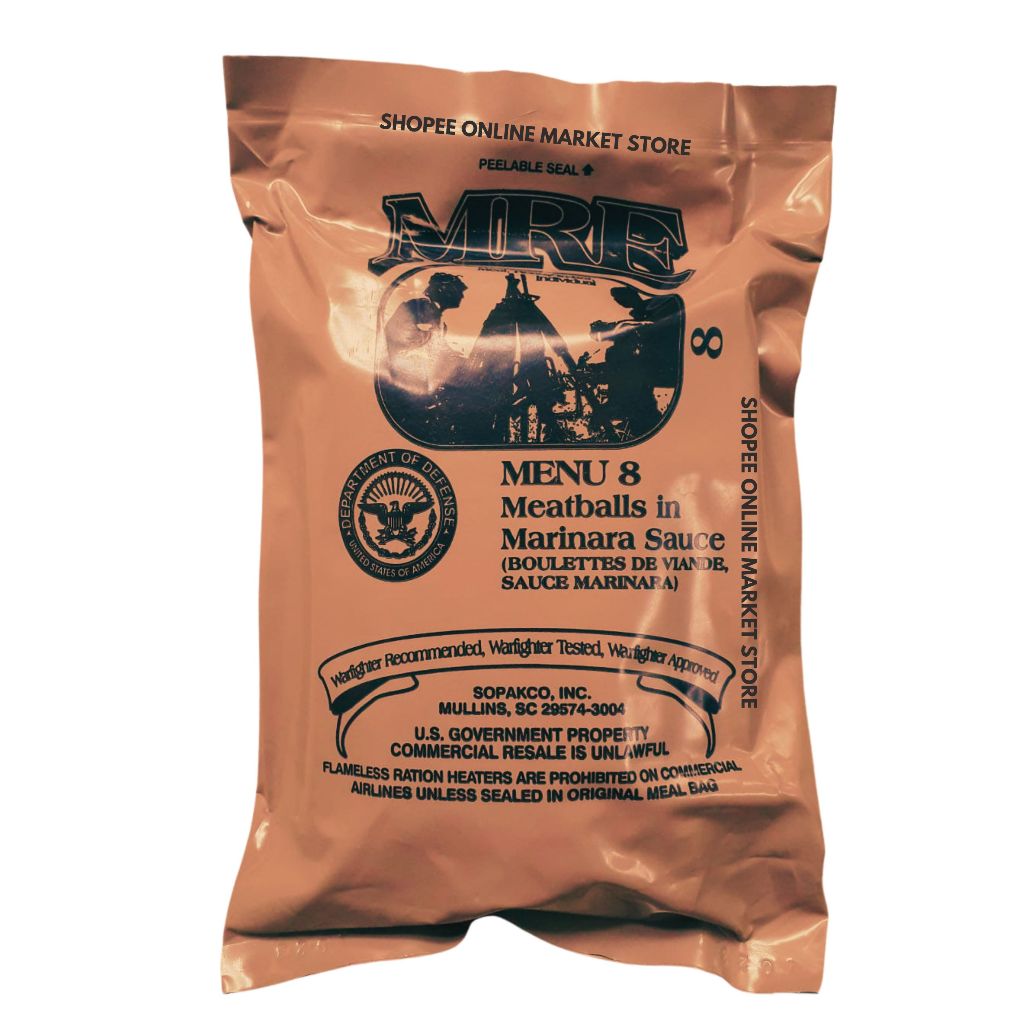 MRE ransum tentara amerika menu 8
